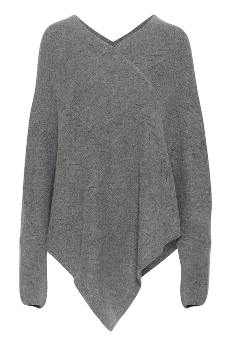 Poncho Lockere Passform melange - Image 4