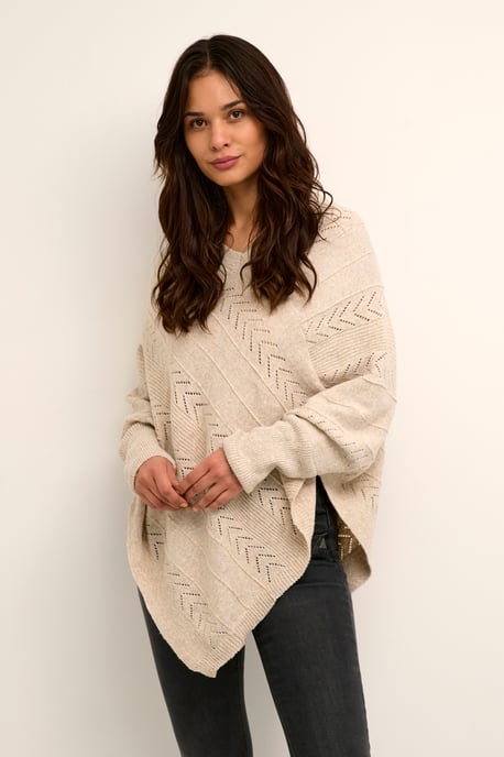 Poncho Loose fit melange - Image 2