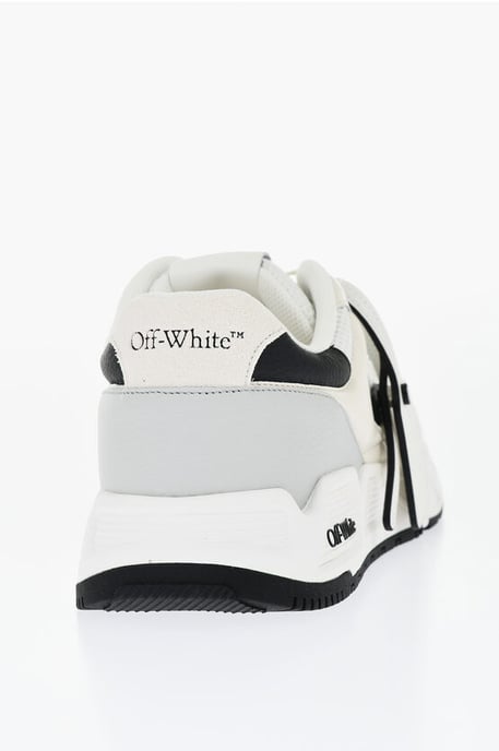 Low-Top KICK OFF Sneaker mit Wildlederdetails in Weiß - Image 2