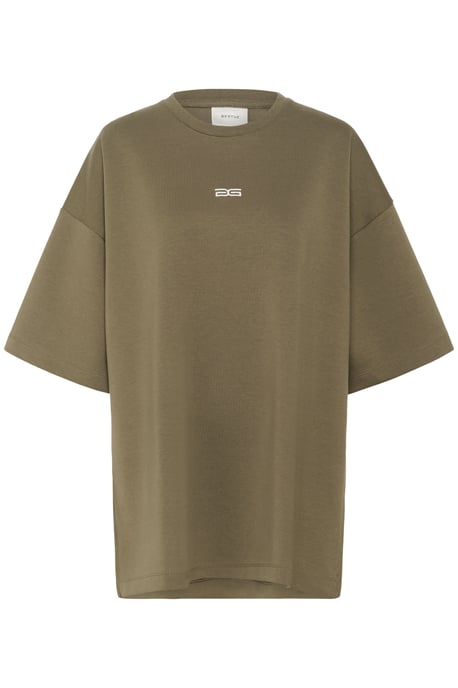 Kurzarm-Bluse Oversize fit olive - Image 5