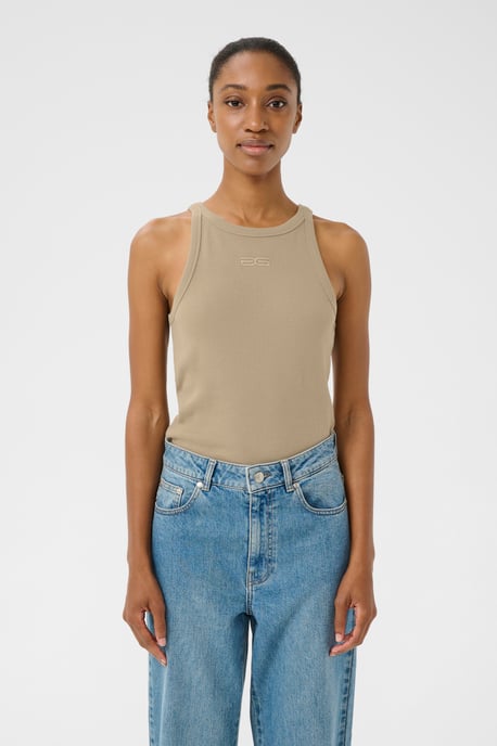 Jerseytop Slim fit beige - Image 4