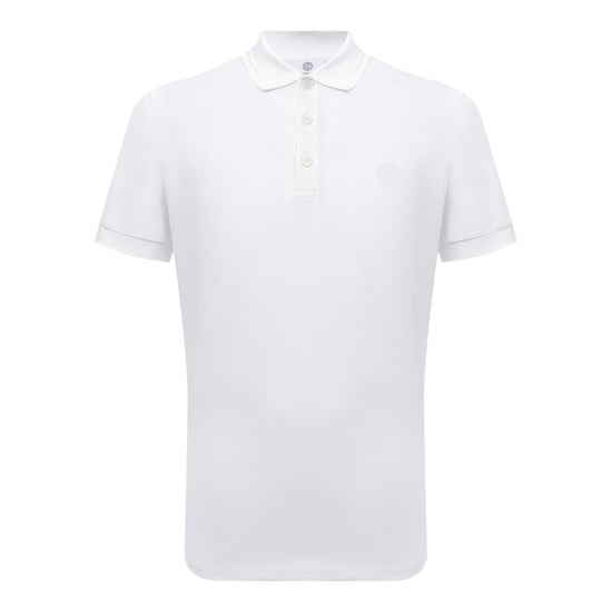 Weißes Poloshirt mit Burberry-Monogrammstickerei - Image 1