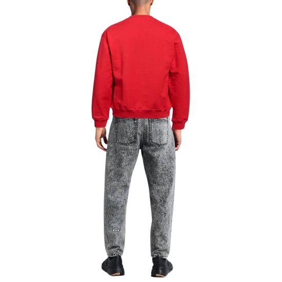 Dsquared2 - Rotes Sweatshirt mit auffälligem Ahornblatt-Logo - Image 4