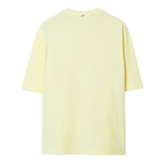 Burberry - Gestreiftes T-Shirt in Sorbetgelb - Image 2