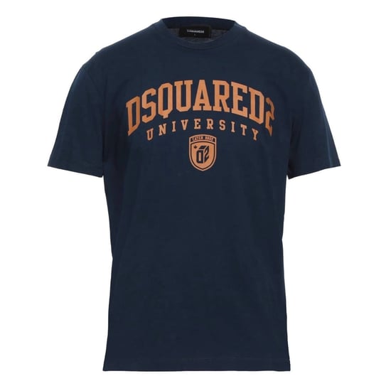Dsquared2 - Cool Fit Varsity - T-Shirt in Dunkelmarineblau - Image 1