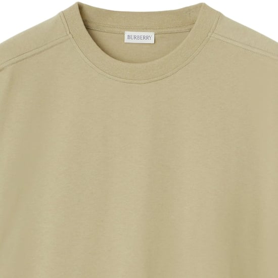 Burberry - Oversize-T-Shirt mit Rundhalsausschnitt in Neutralbeige - Image 2