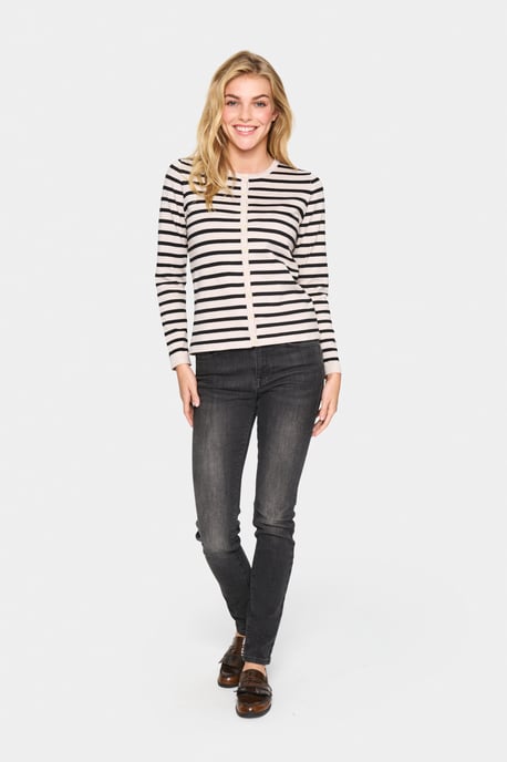 Strickjacke Gerade Passform grey - Image 1