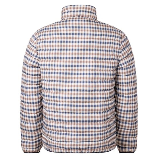 Aquascutum Active 100GR Jacke mit Stehkragen und beigefarbenem Karomuster - Image 2