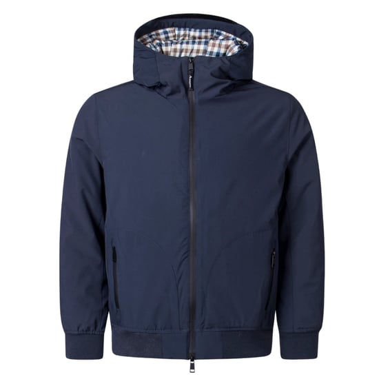 Aquascutum Active - Marineblaue Jacke mit Kapuze - Image 1