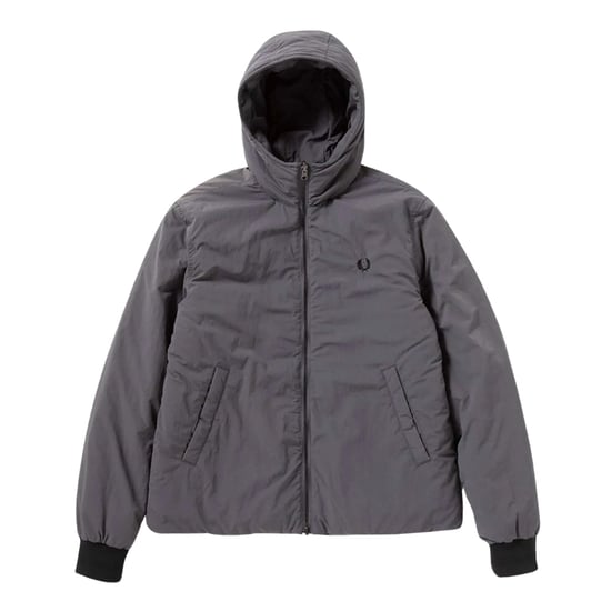 Fred Perry - 2-in-1-Parkajacke mit Reißverschluss in Schwarz - Image 4