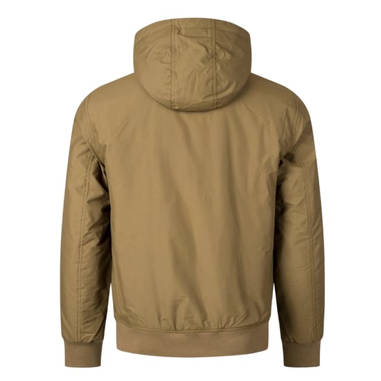 Fred Perry - Gepolsterte Brentham-Jacke mit Kapuze in Shaded Stone Brown - Image 2