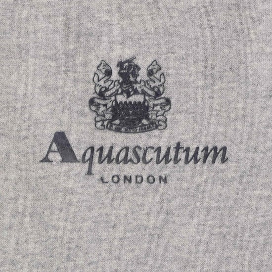 Aquascutum Active - Grauer Kapuzenpullover mit kleinem Logo - Image 3