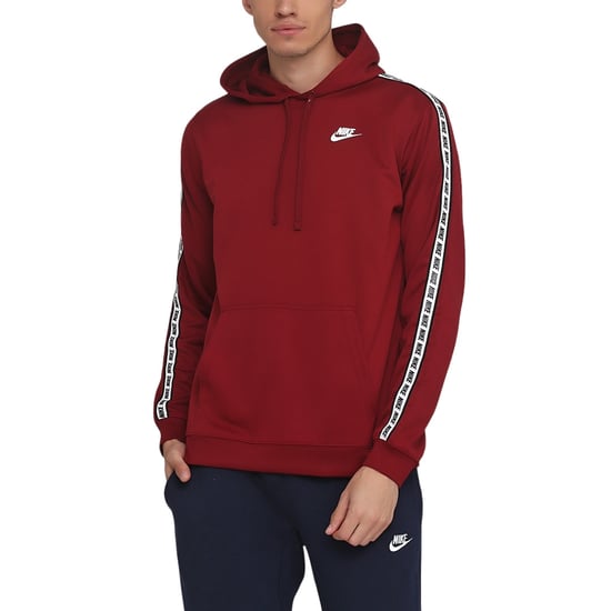 Nike - Roter Hoodie mit verklebten Ärmeln - Image 1