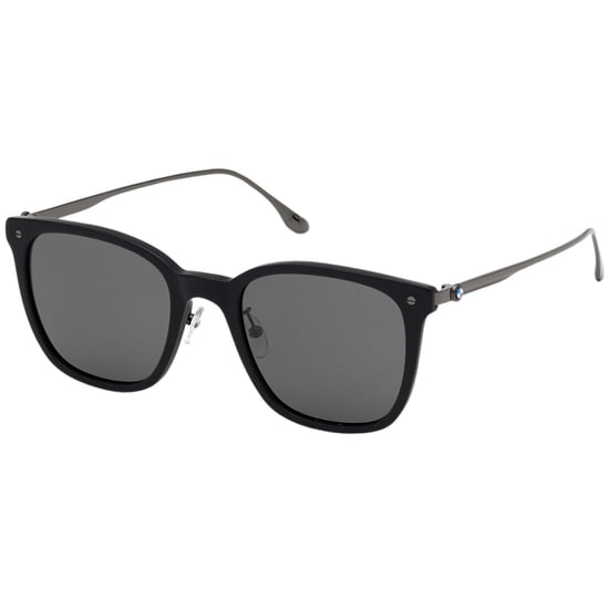 BMW Sonnenbrille mit mattschwarzem Rahmen und polarisierten Gläsern in Rauchoptik - Image 2