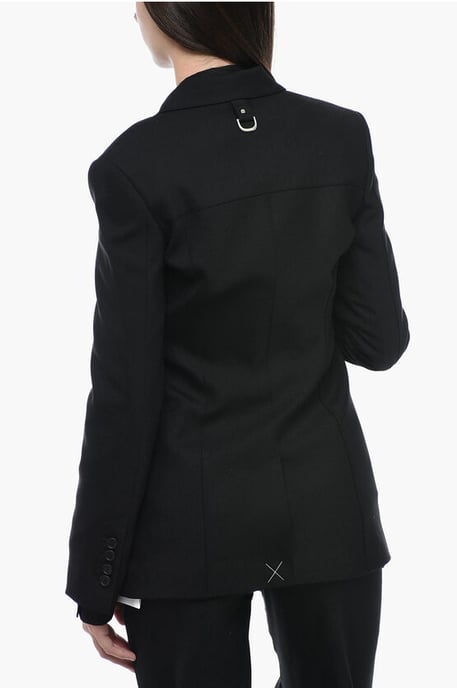 Cargo-Blazer mit Schnalle in Schwarz - Image 2