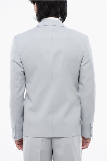 Relax Fit Blazer mit Pattentaschen in Hellblau - Image 2