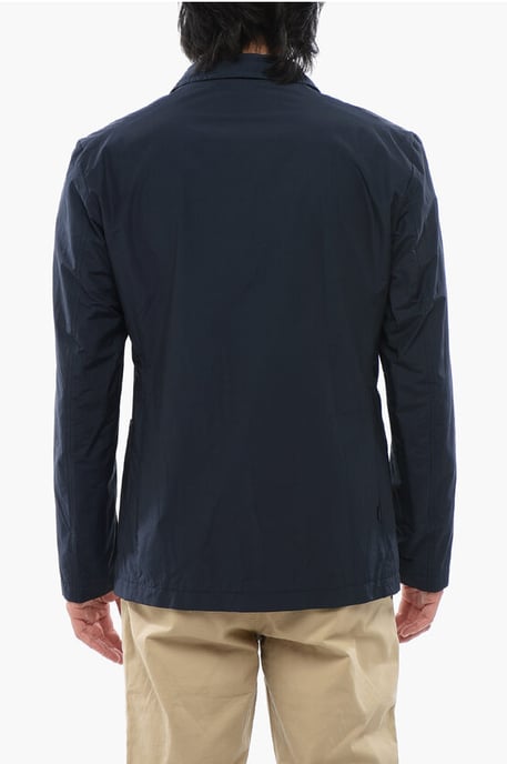 Einreihiger Blazer mit aufgesetzten Taschen in Blau - Image 2