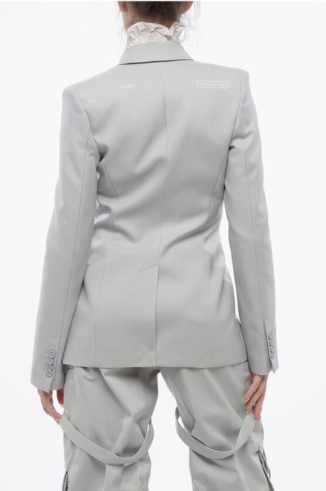 CORPORATE TECH Slim Fit Blazer mit steigendem Revers in Grau - Image 2