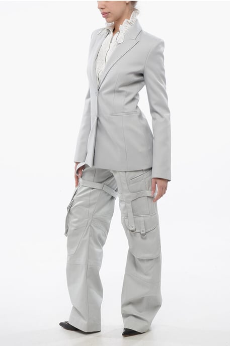 CORPORATE TECH Slim Fit Blazer mit steigendem Revers in Grau - Image 4