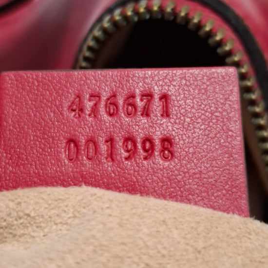 Gucci – Gesteppte Marmont-Rucksacktasche aus rotem Leder - Image 6