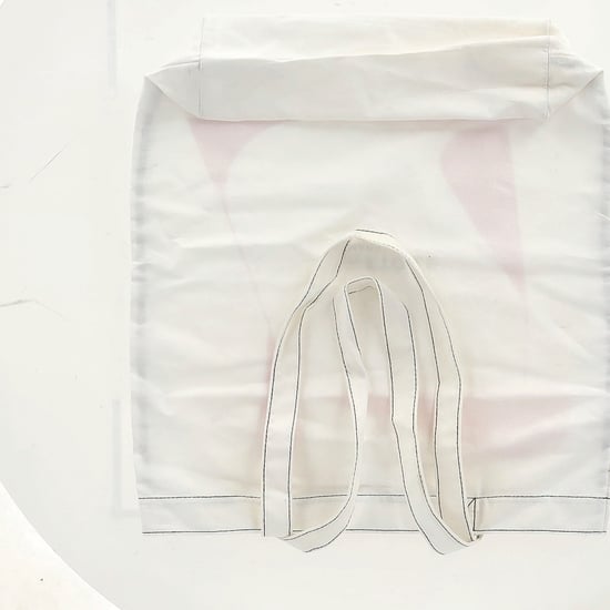 Étoile Isabel Marant Bedruckte Tragetasche aus weißem Canvas - Image 4