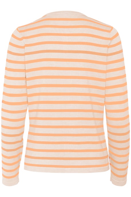 Gestickter Cardigan in normaler Passform white orange - Image 5