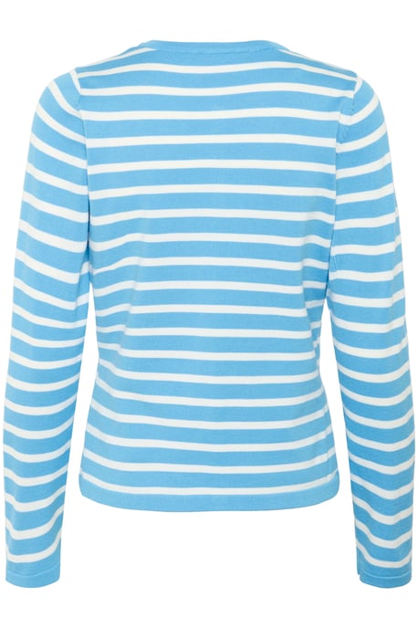 Strickjacke Gerade Passform blue white - Image 5