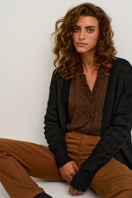 Strickjacke Regular fit black - Image 3