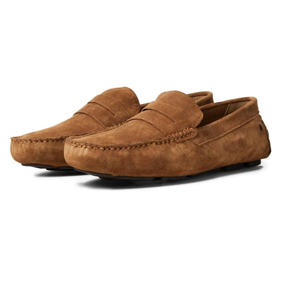 Jack & Jones Jensen Herrenslipper Aus Wildleder In Cognac - Image 1