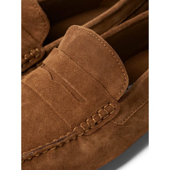 Jack & Jones Jensen Herrenslipper Aus Wildleder In Cognac - Image 6