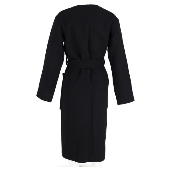 Celine Gürtelmantel aus schwarzer Kaschmirwolle - Image 6