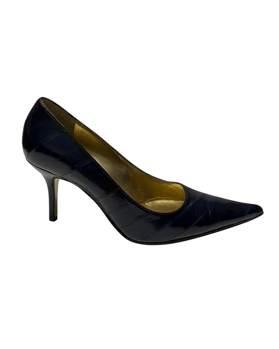 Dolce & Gabbana Cardinale 60 Pumps aus schwarzem Aalleder - Image 1