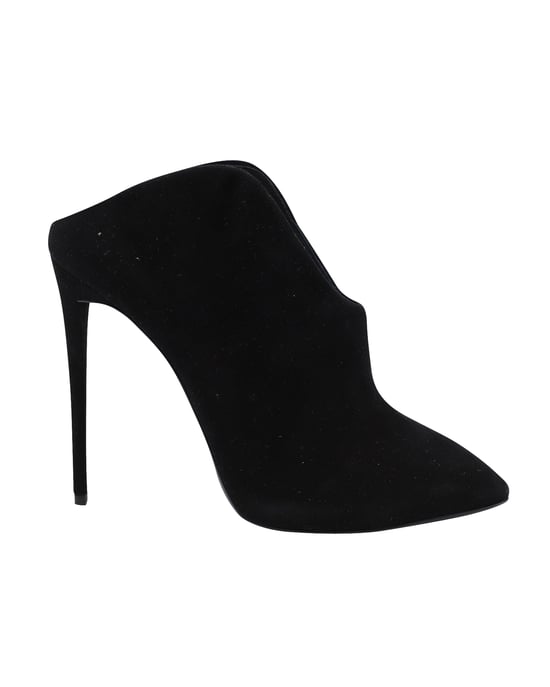 Giuseppe Zanotti Olinda spitze Zehenpantoletten aus schwarzem Wildleder - Image 1