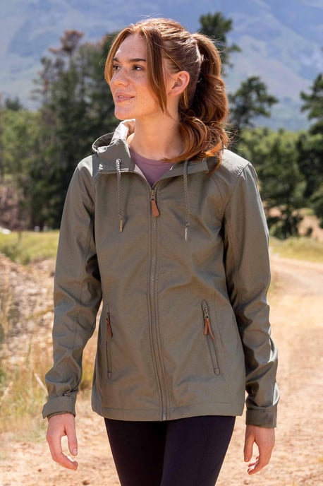 Mountain Warehouse - "Iona" Softshelljacke für Damen (Khakigrün) - Image 1