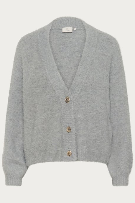Strickjacke Baggy fit light grey - Image 4