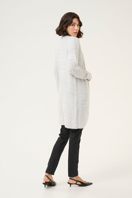 Strickjacke Regular fit light grey - Image 2