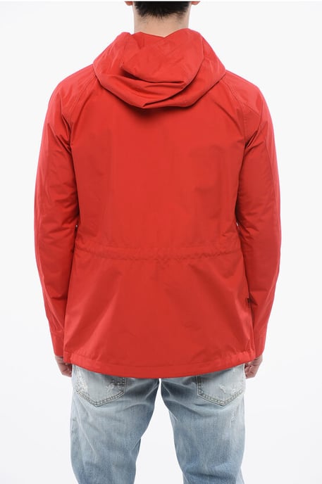 GTX-Windjacke mit Kapuze und praktischen Taschen in Rot - Image 2