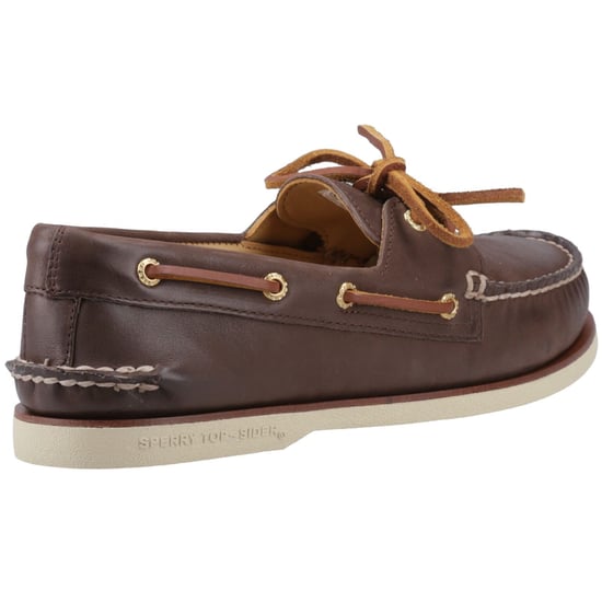 Sperry Authentic Gold Cup Herren Bootsschuhe Aus Braunem Leder - Image 2