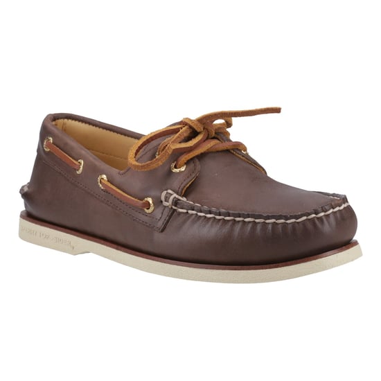 Sperry Authentic Gold Cup Herren Bootsschuhe Aus Braunem Leder - Image 6