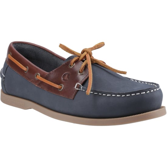 Sperry Tacoma Herren Bootsschuhe Aus Leder In Marineblau/Braun - Image 1