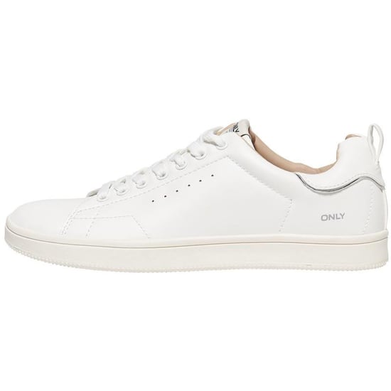 ONLY SHILO Polyurethan Damensneaker In Weiß - Image 4