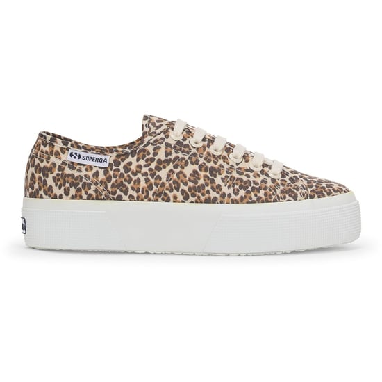 Superga 2740 Leopard Print Canvas Damen Leopard Sneaker - Image 5