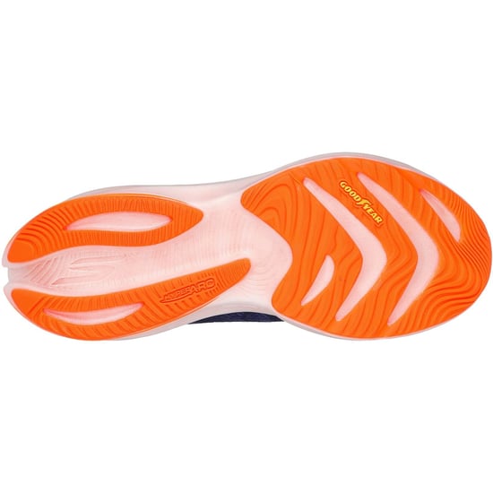 Skechers Performance GO RUN Ride 12 Textil Herren Trainingsschuhe Marineblau/Orange - Image 2