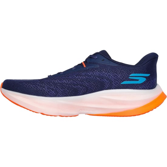 Skechers Performance GO RUN Ride 12 Textil Herren Trainingsschuhe Marineblau/Orange - Image 4
