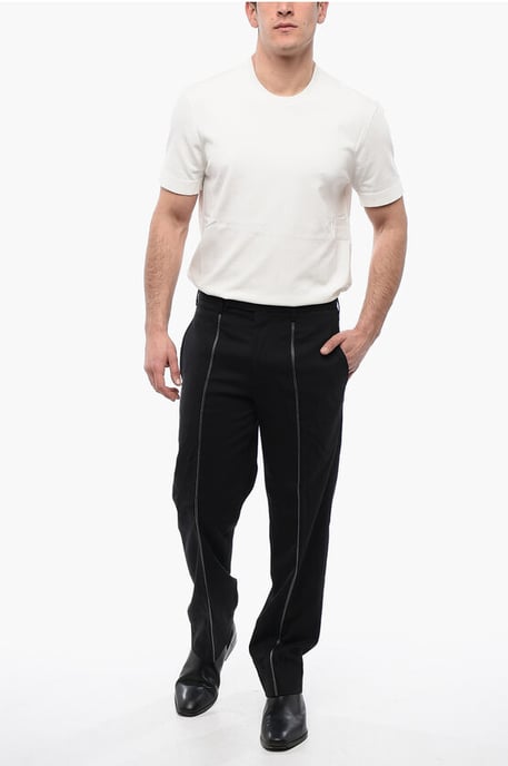 Slim Fit Chinos aus Wollmischung TAPE in Schwarz - Image 4