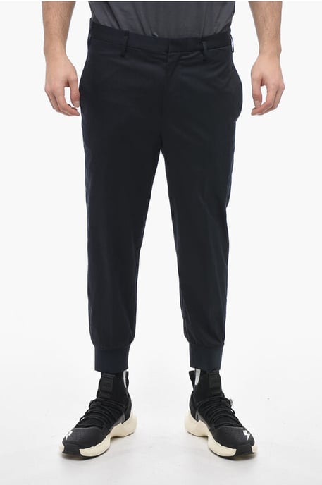 Low-Rise Slim Fit JACK Hose mit Bündchen in Blau - Image 1
