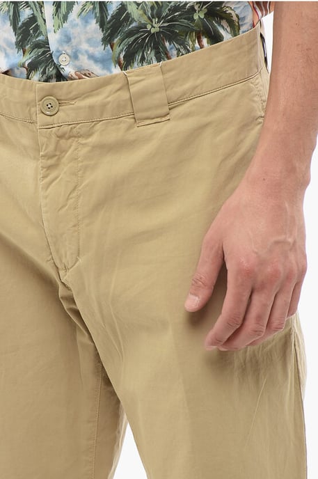 Chinohose mit hoher Taille in Beige - Image 3