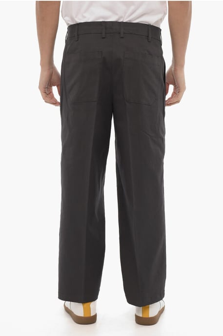 LIAM Chinohose mit normaler Taille und 4 Taschen in Grau - Image 2