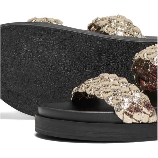 ONLY MINNIE 16 Polyurethan Damen Gold Sandalen - Image 5