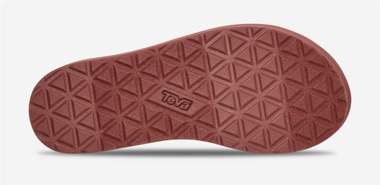 Teva Flatform Universal Damen Rote Sandalen - Image 6